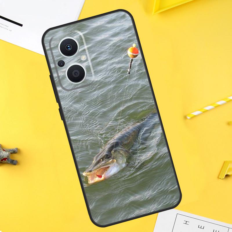 

Pike Fish Fishing Bait For OPPO Reno 10 11 12 13 14 Pro 7 8 Lite 8T 11F 12F 13F 14F OPPO Find X8 X5 X6 X9 Pro Case OPPO Reno11 Pro