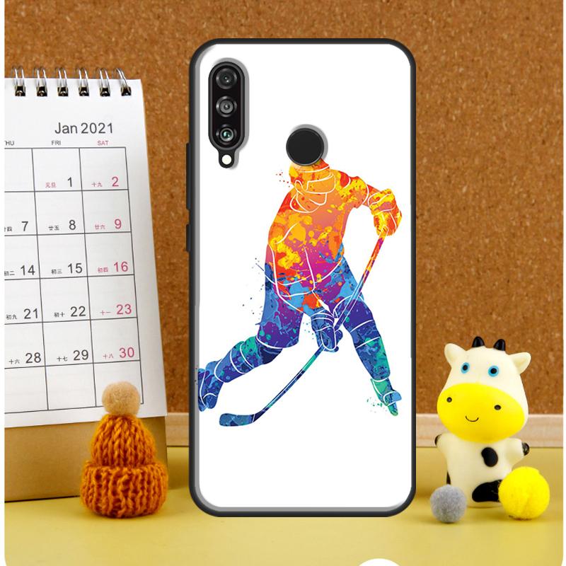 Ice Hockey For Huawei Nova Y72 Y70 Y91 Y90 Y60 Y61 Y73 3i 7i 8i 11i 12i 9 10 SE P20 P30 P40 Lite Case