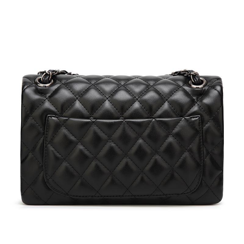 New sheep pattern soft surface rhombus chain bag, classic hot mom women's bag, simple shoulder messenger bag