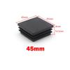 Square Plastic Black Blanking End Caps 13x13mm-120x120mm Inner Plug Cap Furniture Leg Tube Pipe Inserts Plugs Decorative Dust