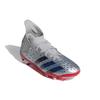 Adidas Ult Predator Freak.3 Ghete cu crampoane multiple pentru copii Ghete de fotbal Gri argintiu FY7625