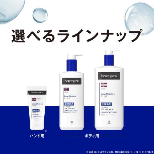 Neutrogena Norwegian Formula Deep Moisture Body Milk for Dry Skin Unscented 250ml Liquid Non-sticky Summer