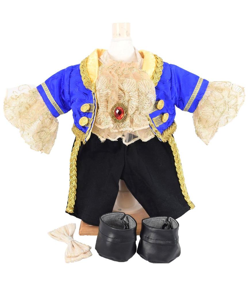 Teddy Bear Mail Order Alice Gelatoni StellaLou Costumes Beauty and the Beast Belle Prince Adam Pair Set & Dress-Up & (Small)