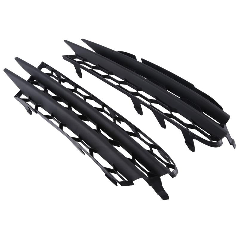 Car Front Bumper Fog Light Mesh Grille for VW Scirocco 2008-2014 Fog Lamp Honeycomb Cover 1K8853665 1K8853666