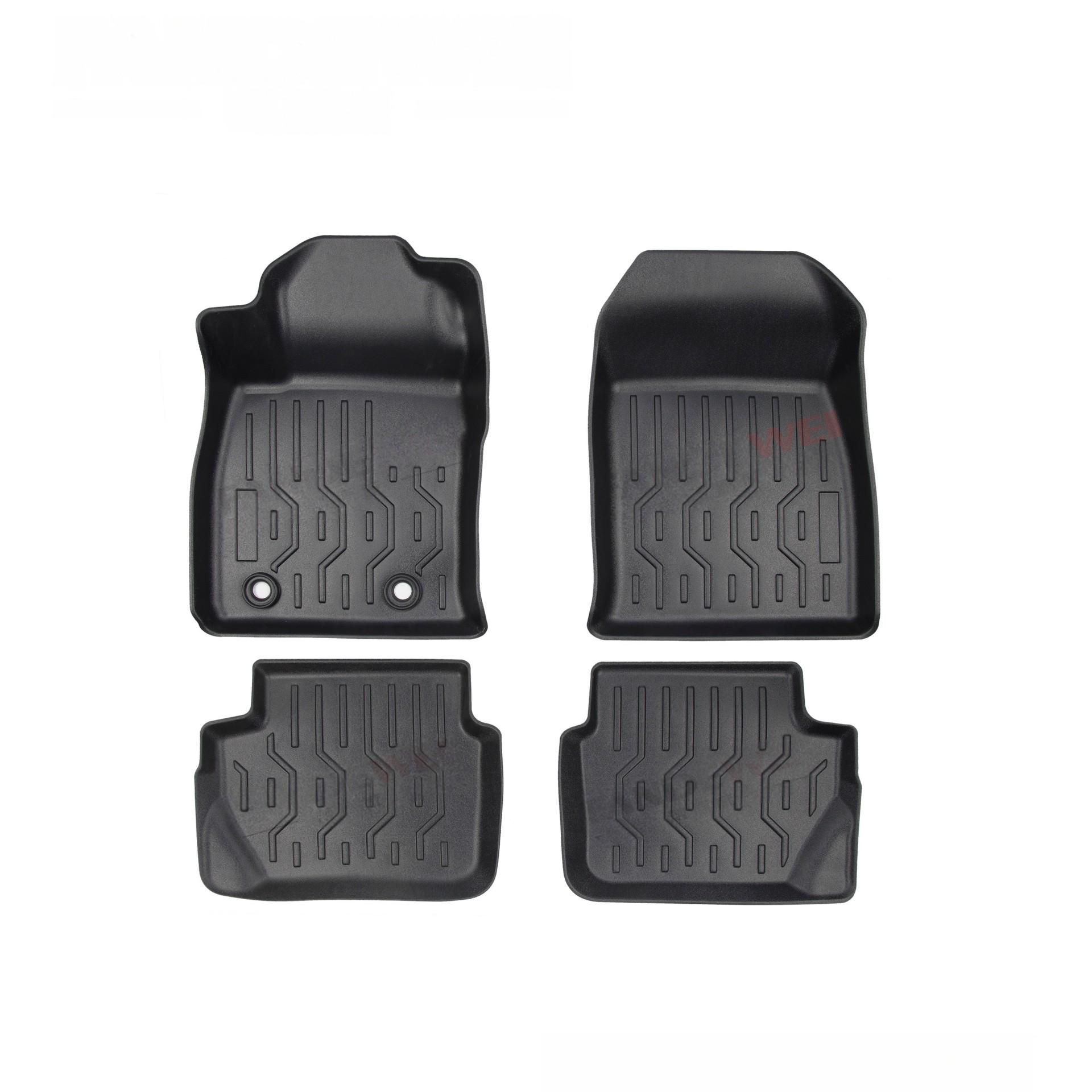 Ford Fiesta 2008-2017 TPE All-Weather 3D Waterproof Non-Slip Floor Mats