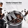 Coffee Scoop - 304 Stainless Steel Metal Measuring Spoon with Short Handle for Ground Coffee, Beans, Powder, Espresso (15ml/30ml)
