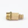 3/8" BSP Male Thread Adjustable Brass Cylinder Pneumatic Breather Silence Muffler fitting For Noise Reducing of Solenoid valve