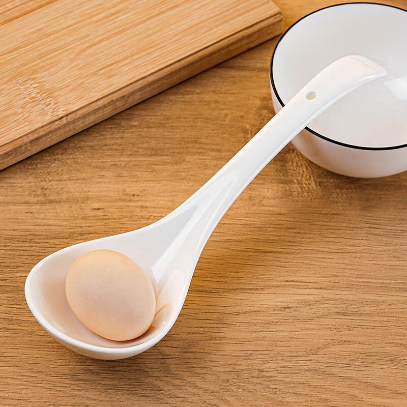 Zhao Ran Ceramic Large Soup Spoon