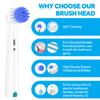 Soft Toothbrush Heads Compatible with Oral B Electric Toothbrush, Replacement Brush Head for OralB 1000 100 1500 500 7500 8000