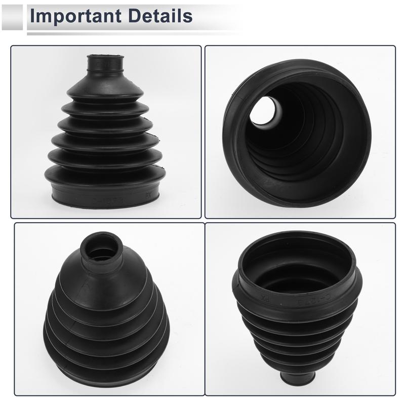 X Autohaux No.30759413 Outer CV Joint Boot Kit with Clamps for Volvo S60 2011-2016 for Volvo S80 2007-2015 for Volvo V70 2008