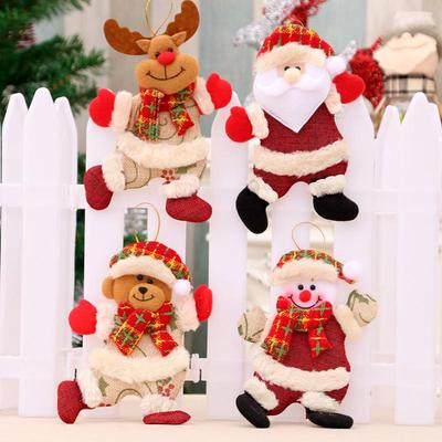 Christmas Ornament Dolls - Dancing Fabric Hanging Decorations & Gifts