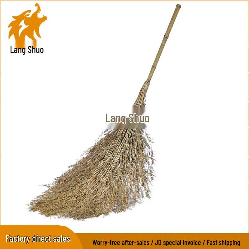 Прочная уличная бамбуковая метла