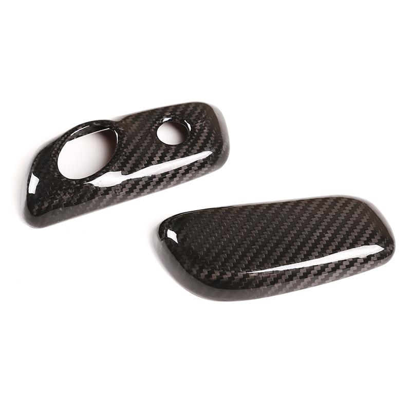 For Ford F-150 2009-2014 Real Carbon Fiber Gear Shift Knob Protect Head Shell Cover Auto Interior Modification Car Accessories