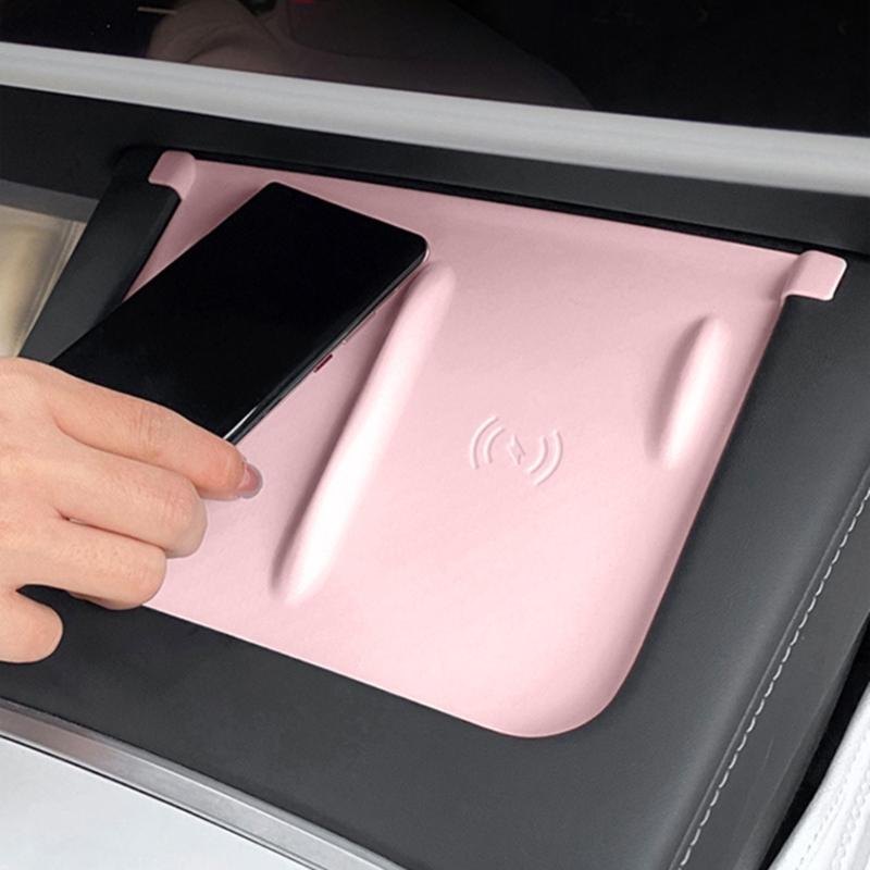 Silicone Cushion For Center Console Wireless Chargers Silicone Mat Protective Pad