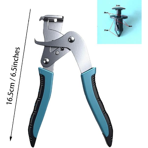 

Car Clip Pliers and Disassembly Tools, 6.5 inches Efficient Multi-Functional Automotive Snap Pliers, Removes Plastic Clips, Buckles, Rivets, Open the