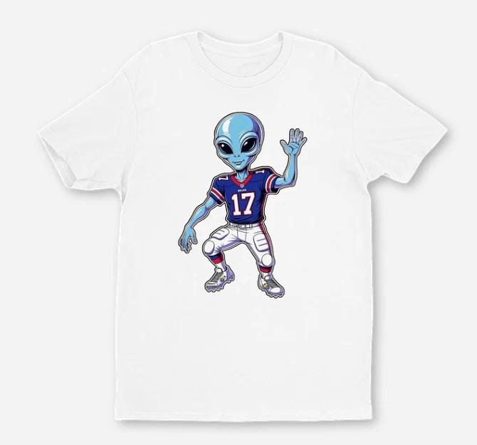 Josh Allen Bills Alien Buffalo Fan T-Shirt Adult & Youth Sizes -Great Gift! M
