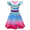 Gaby'S Doll House, Children'S Dress, Girls' Flying Sleeve Dress, Children'S Princess Dress + Bag