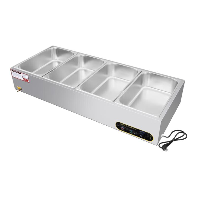 Commercial Fast Food Warming & Serving Table CN plug (adapter included)