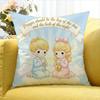 Precious Moments Various Sizes Square Pillow Case For Car Home Bedchamber Decor