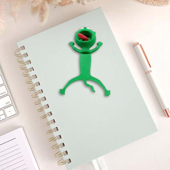 Cartoon Animal Bookmark 3D Printed Page Marker for Students Book Lovers