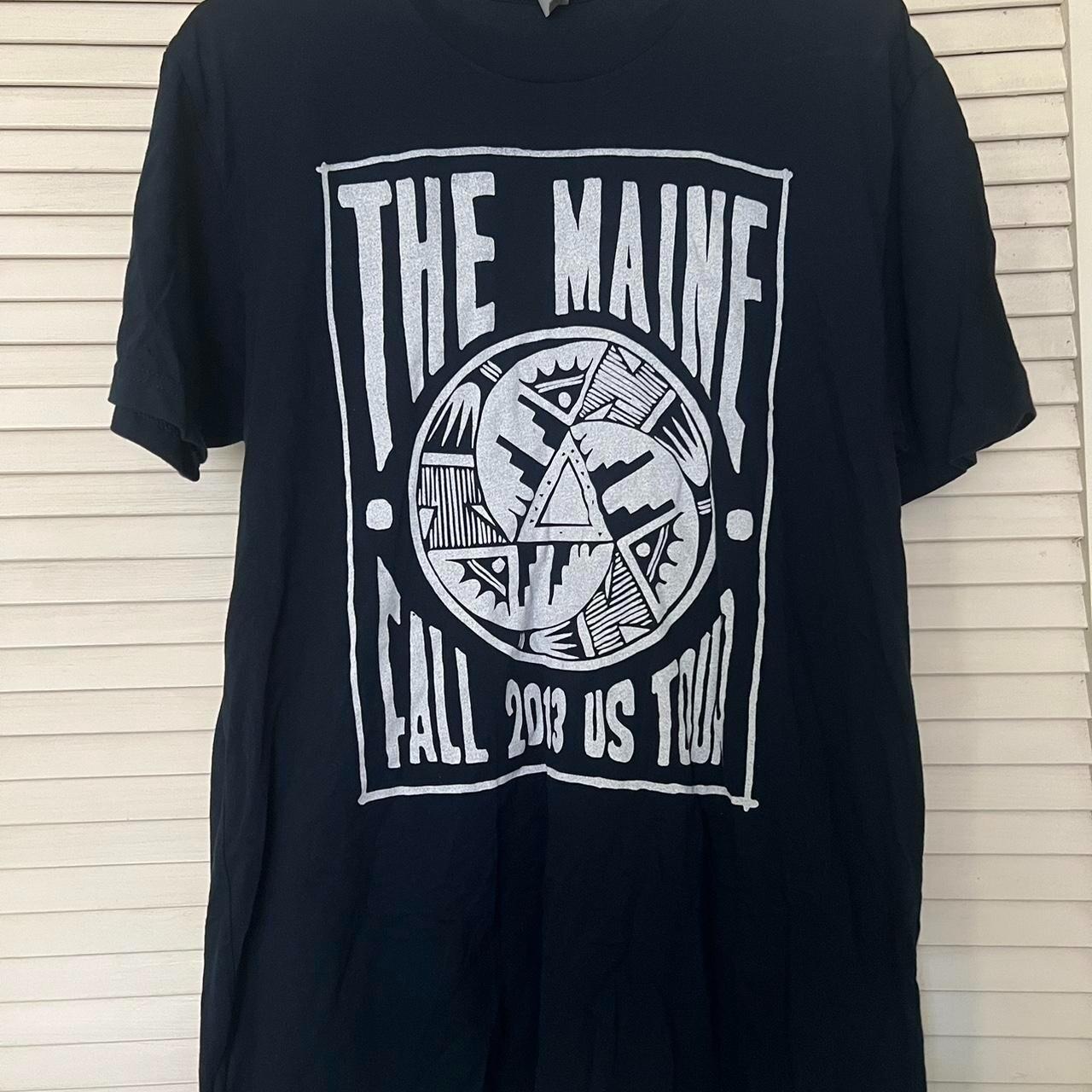 The Maine band Fall 2013 US tour Cotton Black All Size T Shirt For Men UR317 L