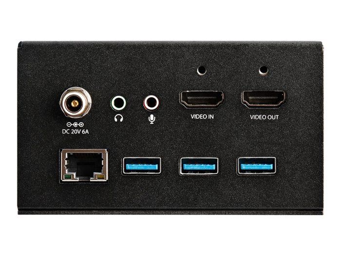 Startech modul pro dokování notebooku pro konferenční stůl connect box noirVideohry Dokovací stanice pro konferenční místnost | HDMI