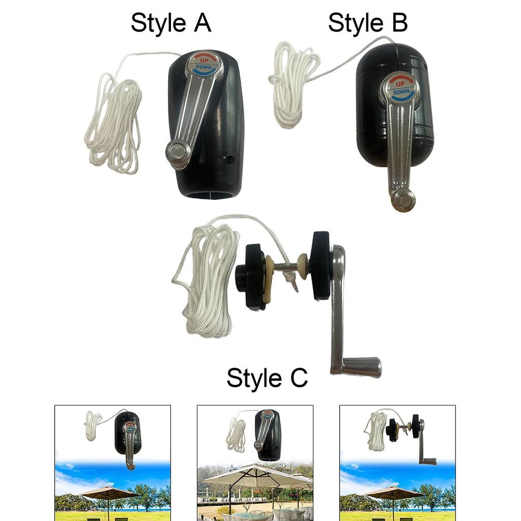 Outdoor Umbrella Accessories Hand Crank Spare Parts Sturdy Umbrella Replacement Part for Party Beach Picnic Outdoor Pool