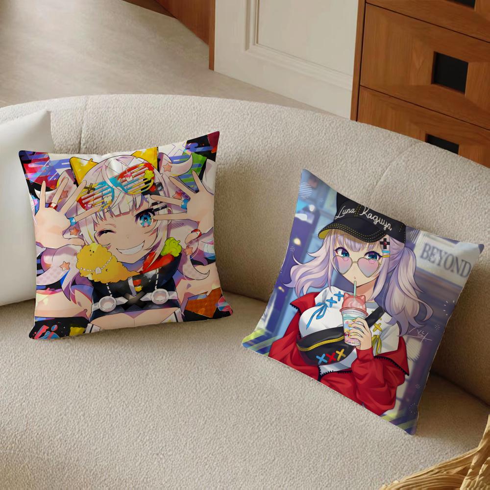 K-Kaguya L-Luna Cushion Cover Pillowcase Anti-Dustmite Living Room Sofa Decor Cushion Room