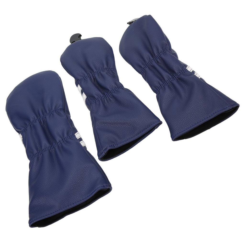 Golf Wood Headcover Cover Set Stripes Cue Headcovers Golf Club Head Covers for Driver