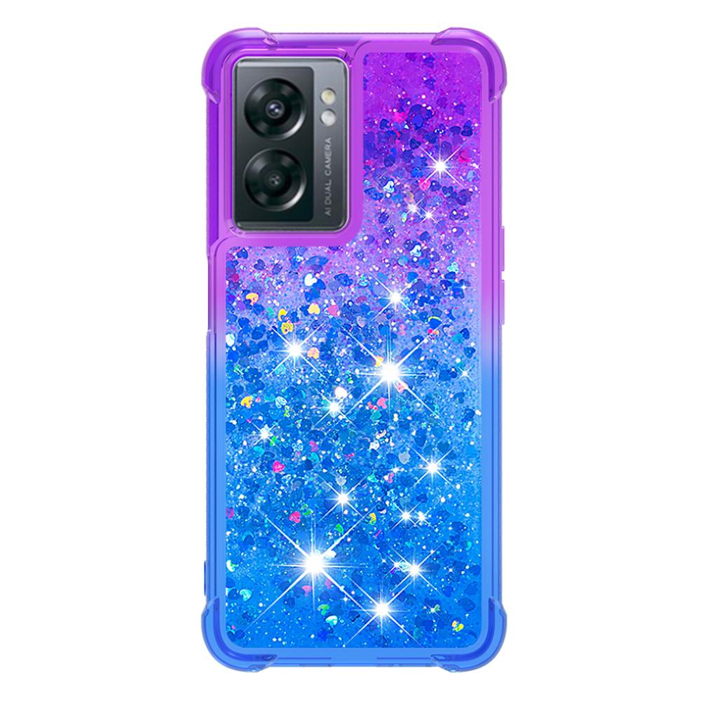 Treibsand Hülle für One Plus Nord N200 5G Glitzer Flash Farbverlauf Hülle für OnePlus Nord N300 N 200 Handy Hülle Fundas Coque Schale