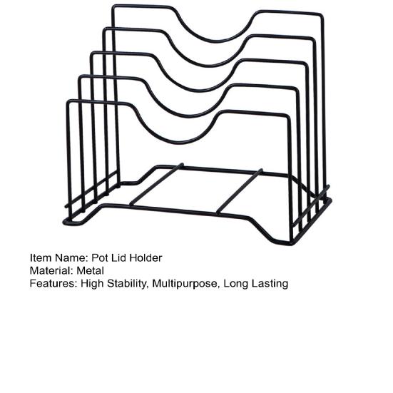 Topfdeckelständer Rack Küchenpfannenorganisator Hohe Stabilität Multifunktional Platzsparend Küchenbacken