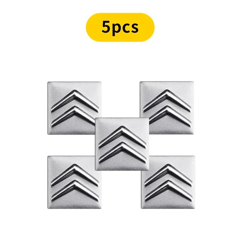 2/5/10 Stück 16mm Fernbedienung Schlüssel Quadrat Emblem Logo Aufkleber Für Citroen C1 C3 C4 C5 C6 2CV VTS Picasso Cross Cactus RD3 C4L DS3 DS4 DS5