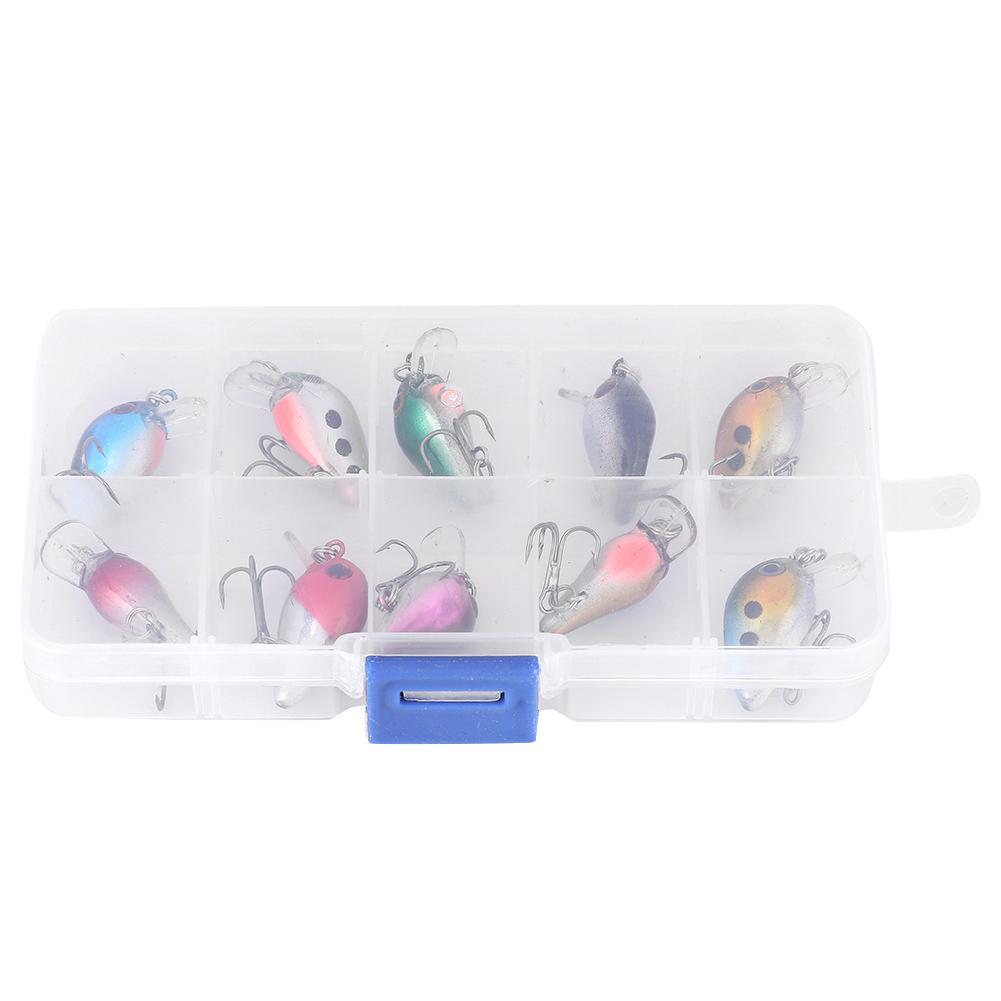 10PCS HENGJIA Fishing Baits Artificial Plastic Lures Lifelike Swimbait Fish Tackle Accessory