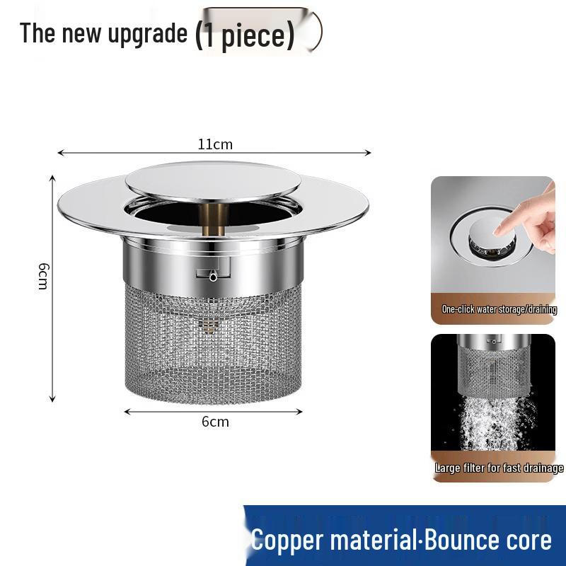 LISM Kitchen Sink Pop-Up Strainer
