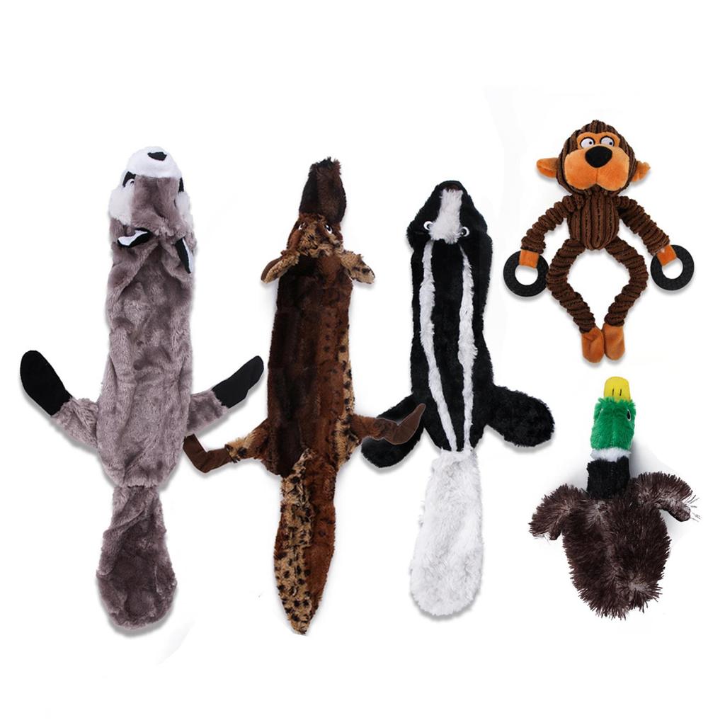 Buy Pet Squeaky Toy No Stuffing Plush Dog Bit Resistant Chew at affordable prices — free