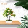 Elens Store 1Pc Artificial Flower Peach Tree Bonsai Home Office Garden Desktop Party Decor