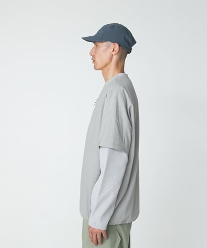 Snow Peak Breathable Quick Dry T-Shirt Gray XXL Unisex T-Shirt for Men and Women