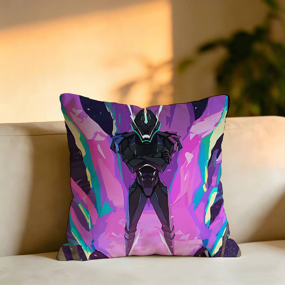 The Popular Anime PPromare Square DoubleSided printed Pillow Case Bedroom Bedside Pillow Sofa Cushion Cover