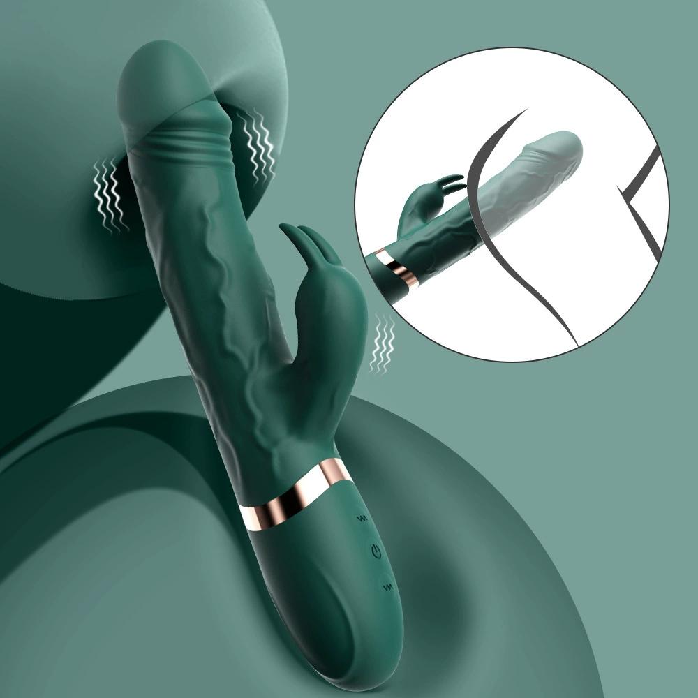 G-Spot Dildo Rabbit Vibrator 10 Speed Vibration Waterproof Vagina Clitoris Massager Sex Toys for Women