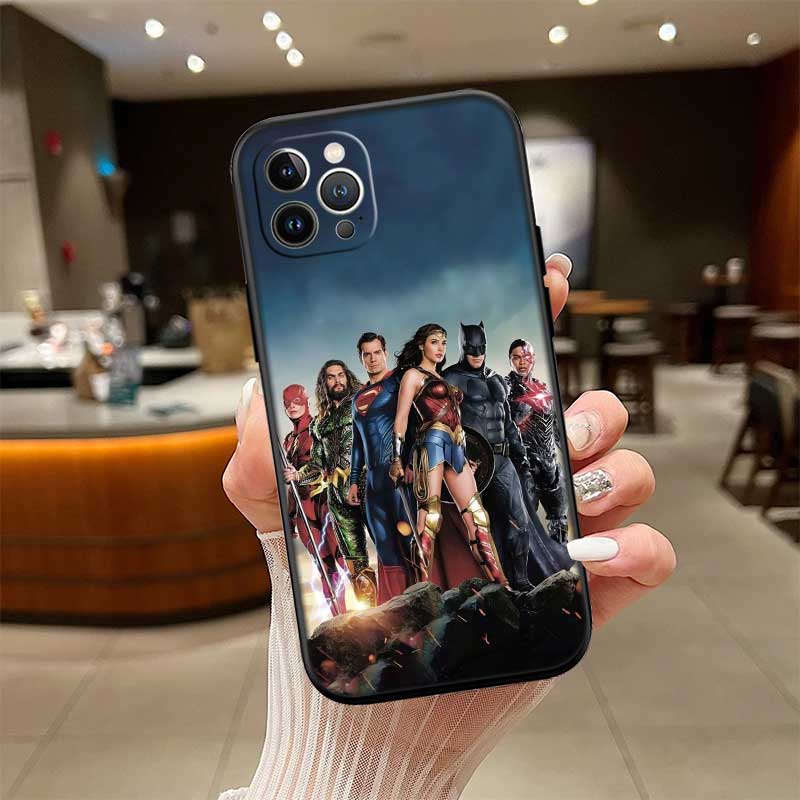 RE42 Justice league New High-End Shell Phone Case for Redmi Note 13 14 Pro+ Plus A3 A3X 13X 13C 13R 14S 14C 14R