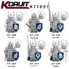 Kelei KT1051 Heavy Armored Swan Knight Minifigure Building Block Toy