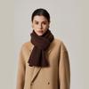 Women's High-End Korean-Style Wool-Cashmere Scarf: 7% Cashmere, 93% Knitted Wool, Perfect for Autumn and Winter.