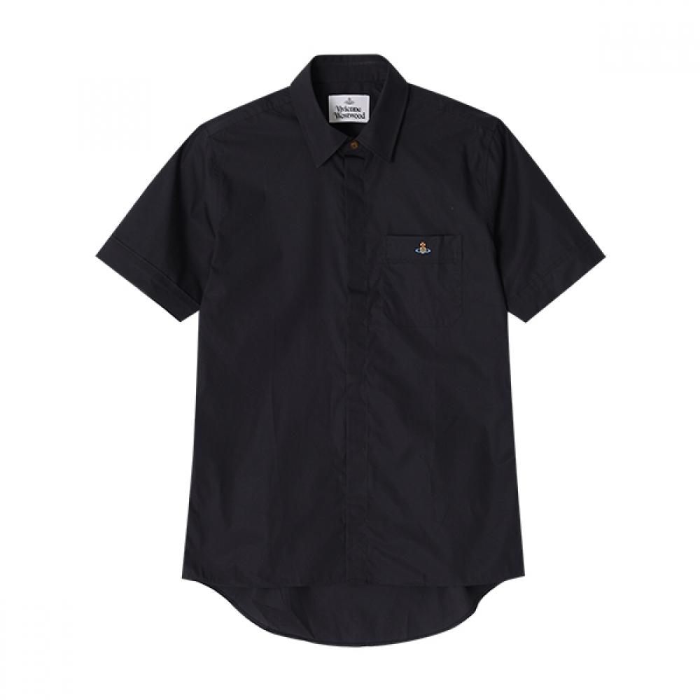 

Vivienne WeStwood 24010004 W009q N401 Вишивка логотипу Orb Класична чоловіча футболка з коротким рукавом 24010004 W009Q N401 (52)