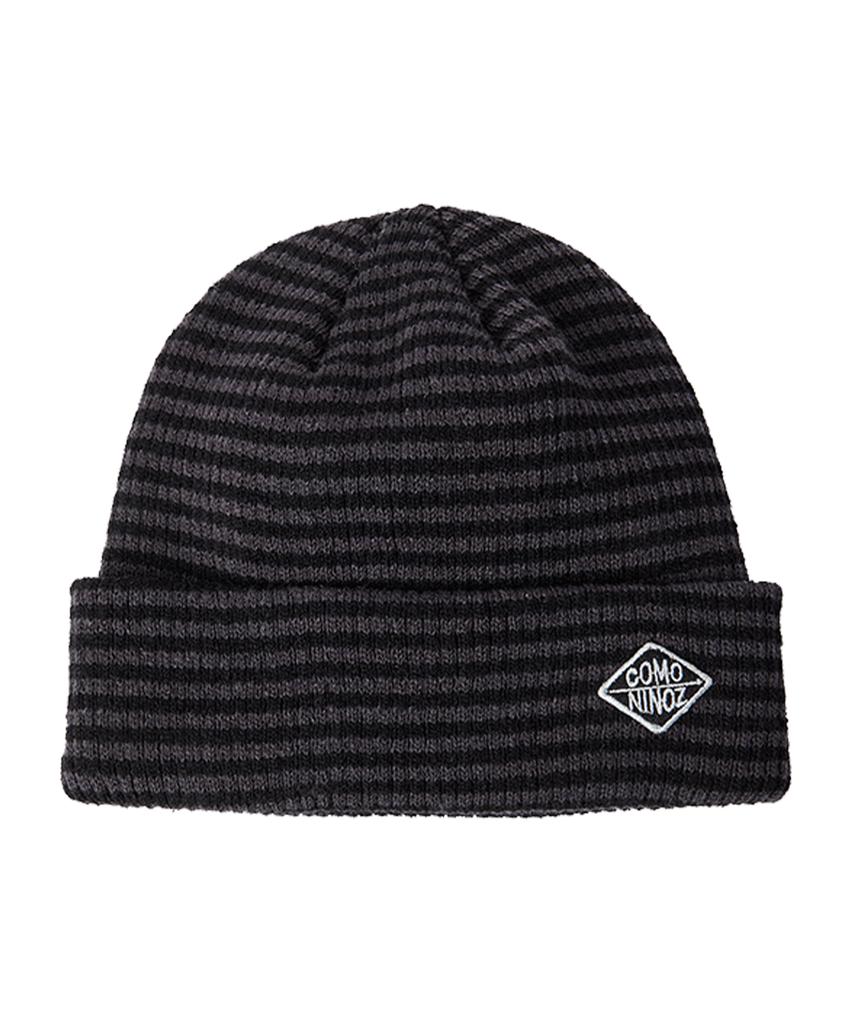 COMONINOZ [Cn]Stripe Knit Beanie [3Color]