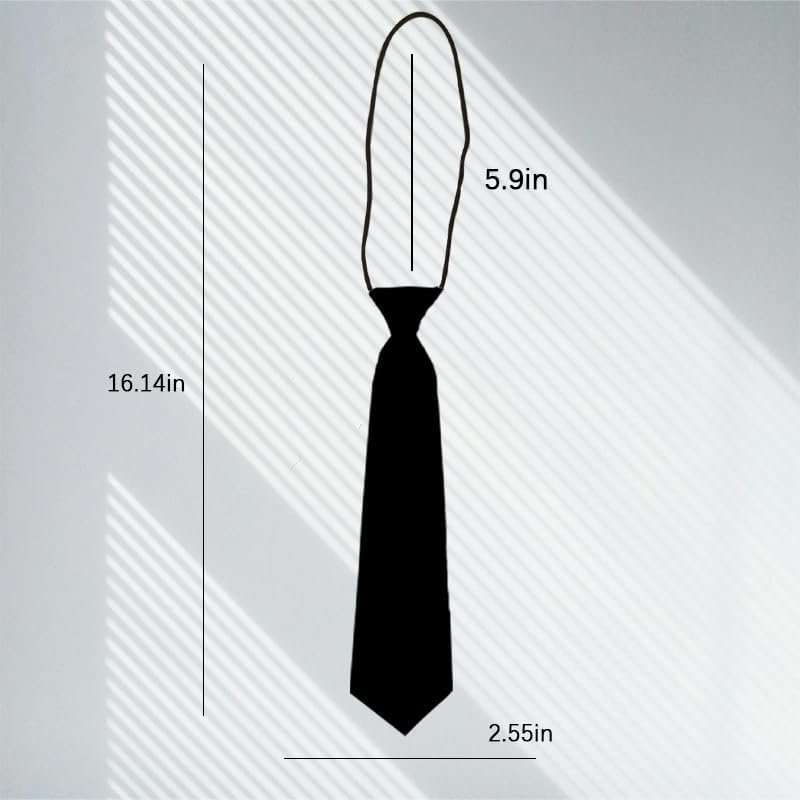 Kids Boys Neckties for Boys Girls School Uniform Necktie for Party Wedding Formal Ties Red Blue Black