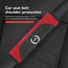 Leather Car Seat Belt Cover Protect Shoulder Strap Padding For BMW Performance M Alpina E71 E83 F30 M6 F01 F20 X1 X2 X3