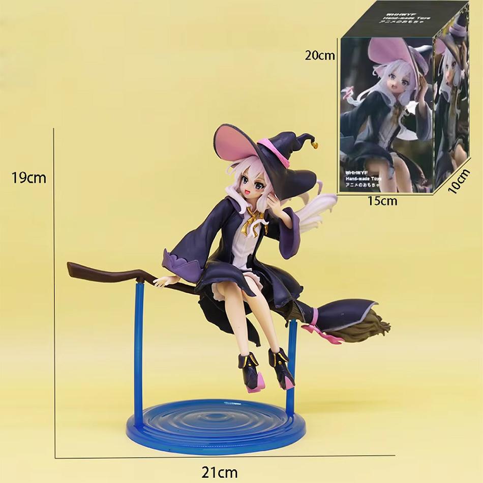 Nuova Strega Errante: Il Viaggio di Elaina 19cm Elaina Action Figure in PVC Modello Giocattoli Per Bambini regalo per festa