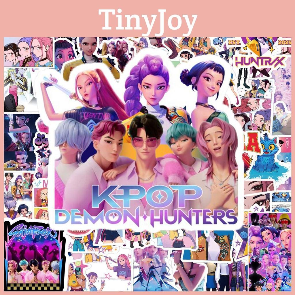 Kpop Demon Hunters Graffiti Sticker Card Roll Stickers Diy Water Cup Decoration