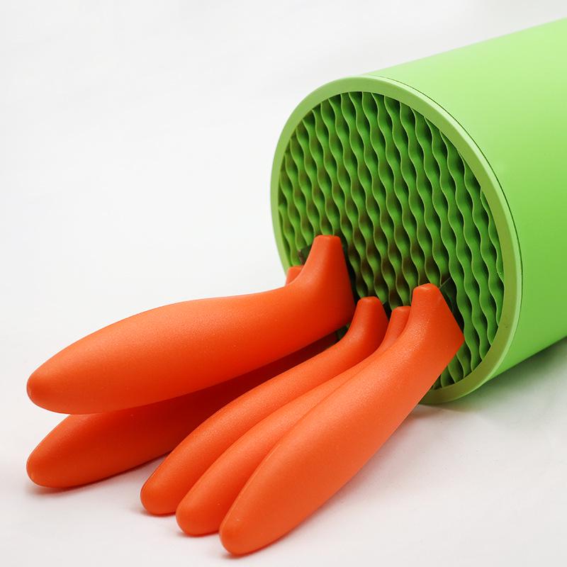 Multifunktionaler bunter Messerhalter aus Kunstharz