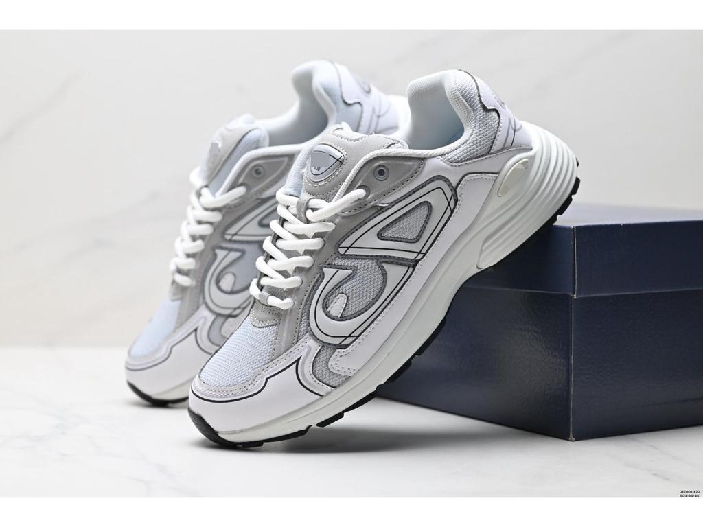 Pantofi Sport Albi Versatili Casual cu Șireturi pentru Creșterea Înălțimii - Unisex, Model B30